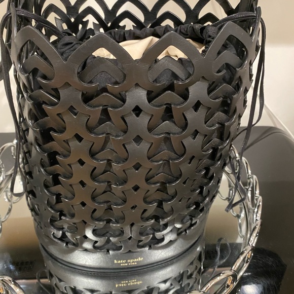 Kate Spade laser cut bucket bag - Picture 3 of 7